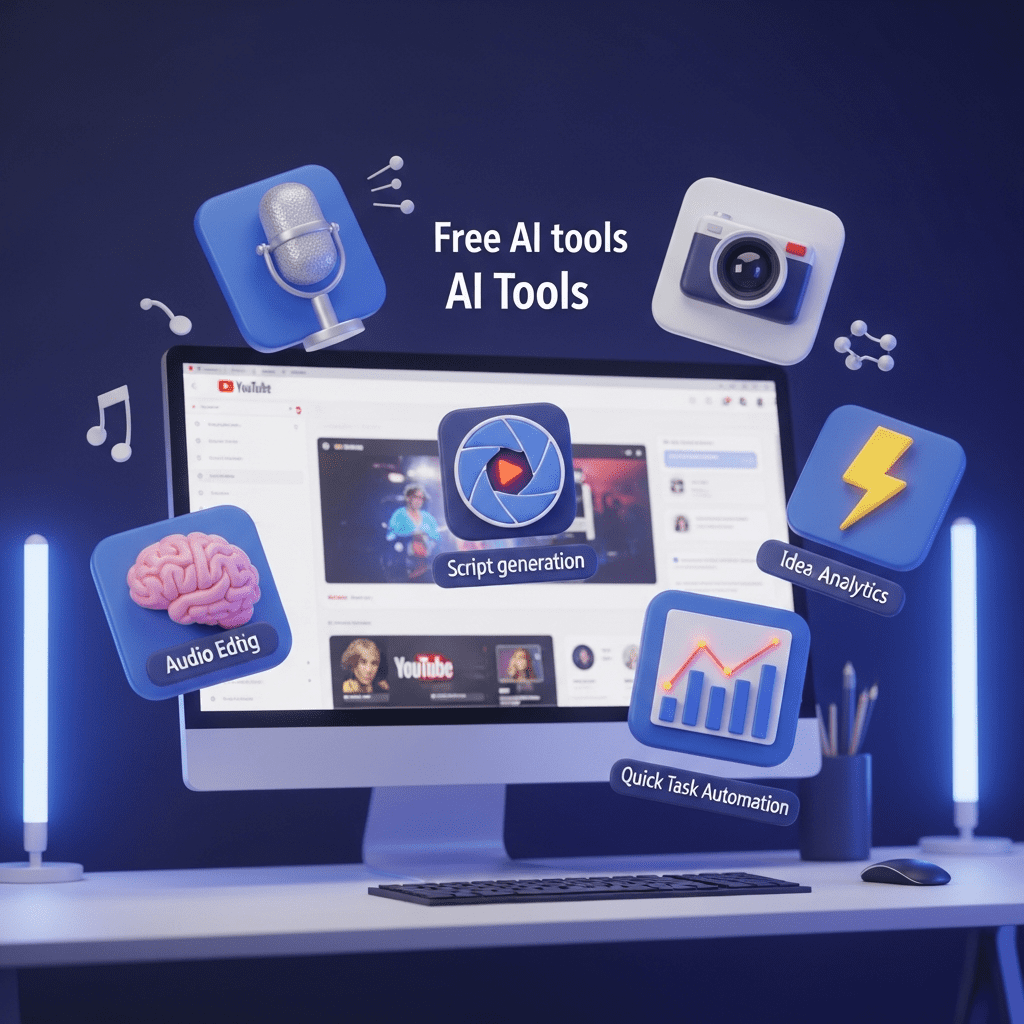 Free AI tools for YouTube creators