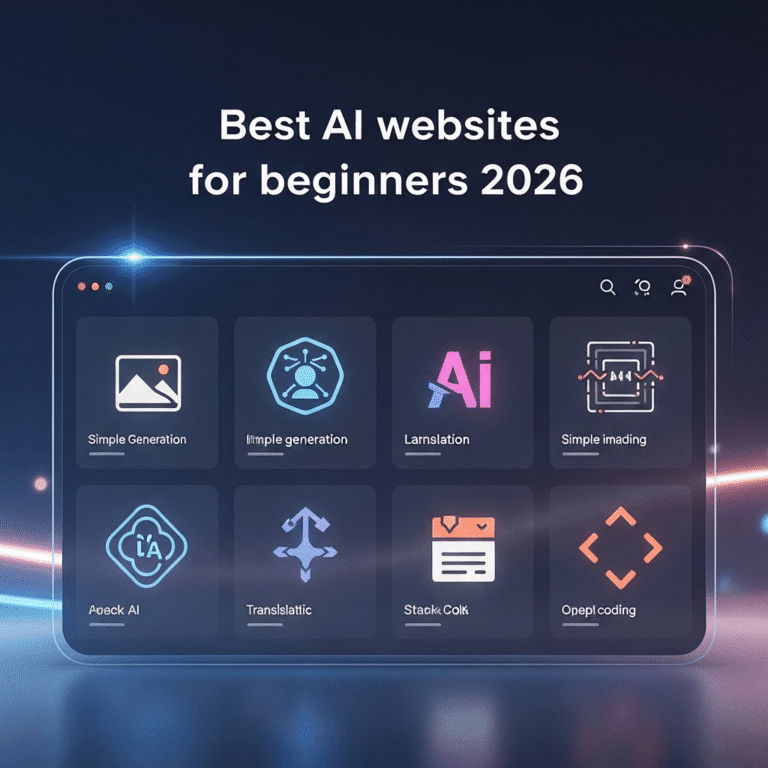 Best AI websites for beginners 2026