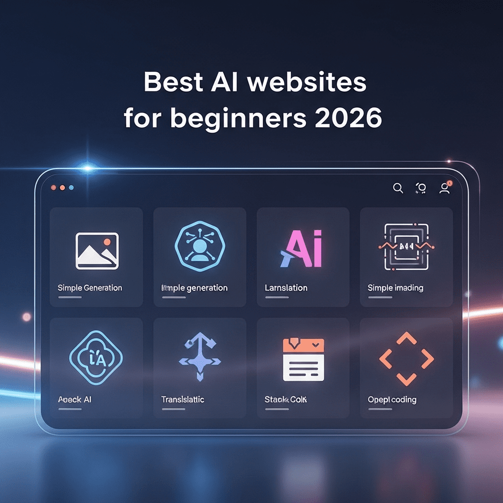 Best AI websites for beginners 2026