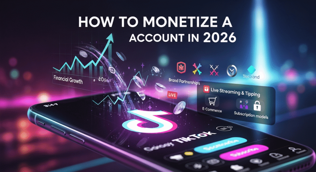 How to Monetize a TikTok Account in 2026